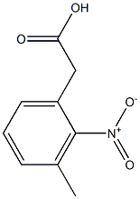 (3-METHYL-2-NITRO-PHENYL)-ACETIC ACID 结构式