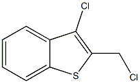 3-CHLORO-2-(CHLOROMETHYL)-1-BENZOTHIOPHENE 结构式