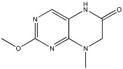 2-METHOXY-8-METHYL-7,8-DIHYDRO-5H-PTERIDIN-6-ONE 结构式