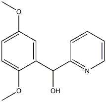 2,5-Dimethoxyphenyl-(2-pyridyl)methanol 结构式
