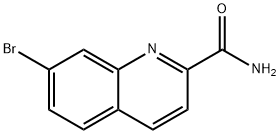 7-BROMOQUINOLINE-2-CARBOXAMIDE 结构式