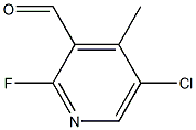 5-CHLORO-2-FLUORO-3-FORMYL-4-PICOLINE 结构式
