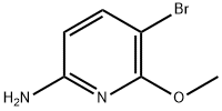 2-氨基-5-溴-6-甲氧基吡啶 结构式