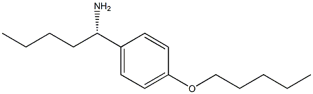 (1S)-1-(4-PENTYLOXYPHENYL)PENTYLAMINE 结构式