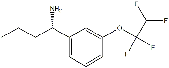 (1S)-1-[3-(1,1,2,2-TETRAFLUOROETHOXY)PHENYL]BUTYLAMINE 结构式