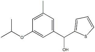 5-METHYL-2-THIENYL-(3-ISOPROPOXYPHENYL)METHANOL 结构式