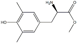 METHYL (2R)-2-AMINO-3-(4-HYDROXY-3,5-DIMETHYLPHENYL)PROPANOATE 结构式