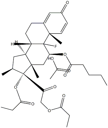 BETAMETHASONE VALERATE ACETATE 结构式