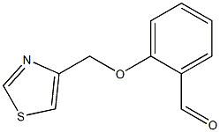 2-(1,3-THIAZOL-4-YLMETHOXY)BENZALDEHYDE 结构式