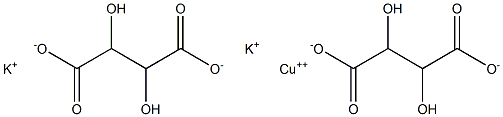 COPPER (II) POTASSIUM TARTRATE 结构式