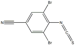 2,6-DIBROMO-4-CYANOPHENYLISOTHIOCYANATE 结构式