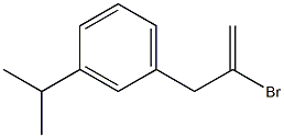 2-BROMO-3-(3-ISOPROPYLPHENYL)-1-PROPENE 结构式