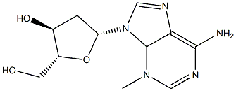 N3-METHYL-2'-DEOXYADENOSINE 结构式