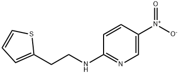 (5-硝基-吡啶-2-基)-(2-噻吩-2-基-乙基)-胺 结构式