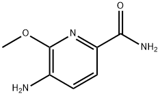 5-AMINO-6-METHOXYPYRIDINE-2-CARBOXAMIDE 结构式