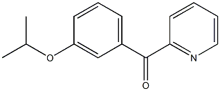 2-(3-ISOPROPOXYBENZOYL)PYRIDINE 结构式