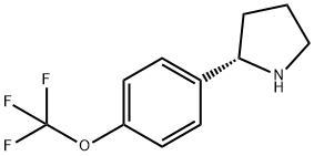 [4-((2S)PYRROLIDIN-2-YL)PHENOXY]TRIFLUOROMETHANE 结构式