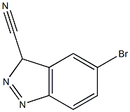 5-BROMO-3H-INDAZOLE-3-CARBONITRILE 结构式