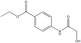 ETHYL 4-(GLYCOLOYLAMINO)BENZOATE 结构式