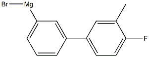 3-(4-FLUORO-3-METHYLPHENYL)PHENYLMAGNESIUM BROMIDE 结构式