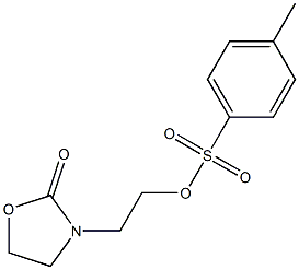 2-(2-OXO-1,3-OXAZOLAN-3-YL)ETHYL 4-METHYLBENZENESULFONATE 结构式