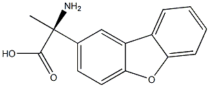(2S)-2-AMINO-2-DIBENZO[B,D]FURAN-2-YLPROPANOIC ACID 结构式