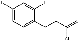 2-CHLORO-4-(2,4-DIFLUOROPHENYL)-1-BUTENE 结构式