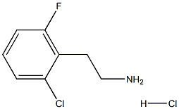 2-(2-CHLORO-6-FLUOROPHENYL)ETHYLAMINE HYDROCHLORIDE 结构式