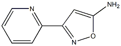 3-PYRIDIN-2-YL-ISOXAZOL-5-YLAMINE 结构式