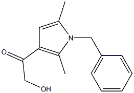 1-(1-Benzyl-2,5-dimethyl-1H-pyrrol-3-yl)-2-hydroxyethanone 结构式
