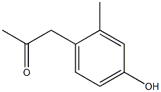 4-Hydroxy-2-methylphenylacetone 结构式