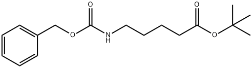 5-(((苄氧基)羰基)氨基)戊酸叔丁酯 结构式