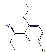 (1R)-1-(5-BROMO-2-ETHOXYPHENYL)-2-METHYLPROPYLAMINE 结构式