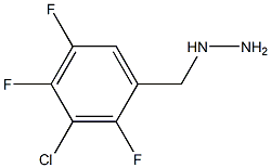 3-CHLORO-2,4,5-TRIFLUORO-BENZYL-HYDRAZINE 结构式