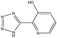 2-(1H-Tetrazol-5-yl)pyridin-3-ol 结构式