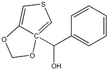 3,4-(METHYLENEDIOXY)PHENYL-(3-THIENYL)METHANOL 结构式