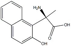 (2R)-2-AMINO-2-(2-HYDROXYNAPHTHYL)PROPANOIC ACID 结构式