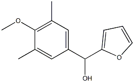 3,5-DIMETHYL-4-METHOXYPHENYL-(2-FURYL)METHANOL 结构式