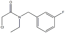 2-CHLORO-N-ETHYL-N-(3-FLUOROBENZYL)ACETAMIDE 结构式