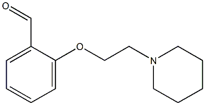2-(2-PIPERIDIN-1-YL-ETHOXY)-BENZALDEHYDE 结构式