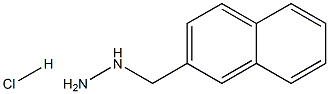 (2-NAPHTHYLMETHYL)HYDRAZINE HYDROCHLORIDE 结构式