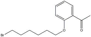 1-[2-(6-BROMO-HEXYLOXY)-PHENYL]-ETHANONE 结构式