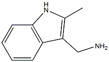 2-METHYL-INDOL-3-YLMETHYLAMINE 结构式