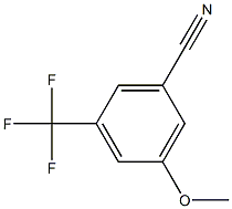 3-甲氧基-5-三氟甲基苯甲腈 结构式