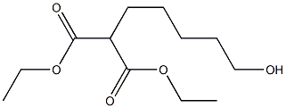 DIETHYL (5-HYDROXYPENTYL)MALONATE 结构式