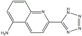 2-(1H-TETRAZOL-5-YL)QUINOLIN-5-AMINE 结构式