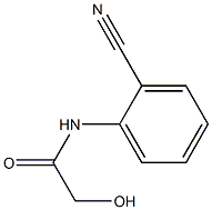 N-(2-CYANOPHENYL)-2-HYDROXYACETAMIDE 结构式