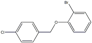 2-BROMOPHENYL-(4-CHLOROBENZYL)ETHER 结构式