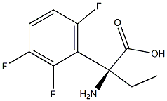 (2S)-2-AMINO-2-(2,3,6-TRIFLUOROPHENYL)BUTANOIC ACID 结构式