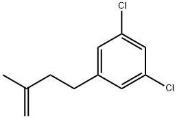 4-(3,5-DICHLOROPHENYL)-2-METHYL-1-BUTENE 结构式